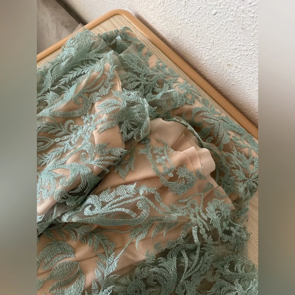 Speechless Mint Green Lace Maxi Dress - Picture 11 of 12